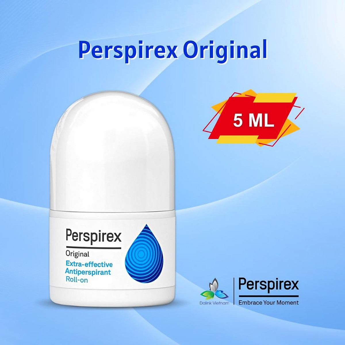 PERSPIREX - Antiperspirant roll-on Original, 5ml