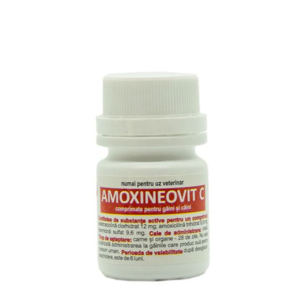 AMOXINEOVIT C 100cp // OXYTETRACYCLINE // chickens and dogs / Pollame e cani