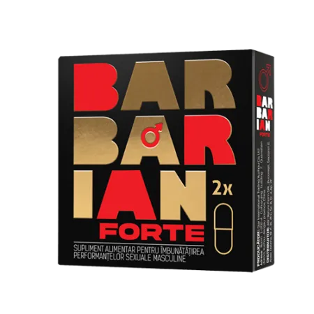 Barbarian Forte potency supplement, 2 capsules, Adya Green Pharma