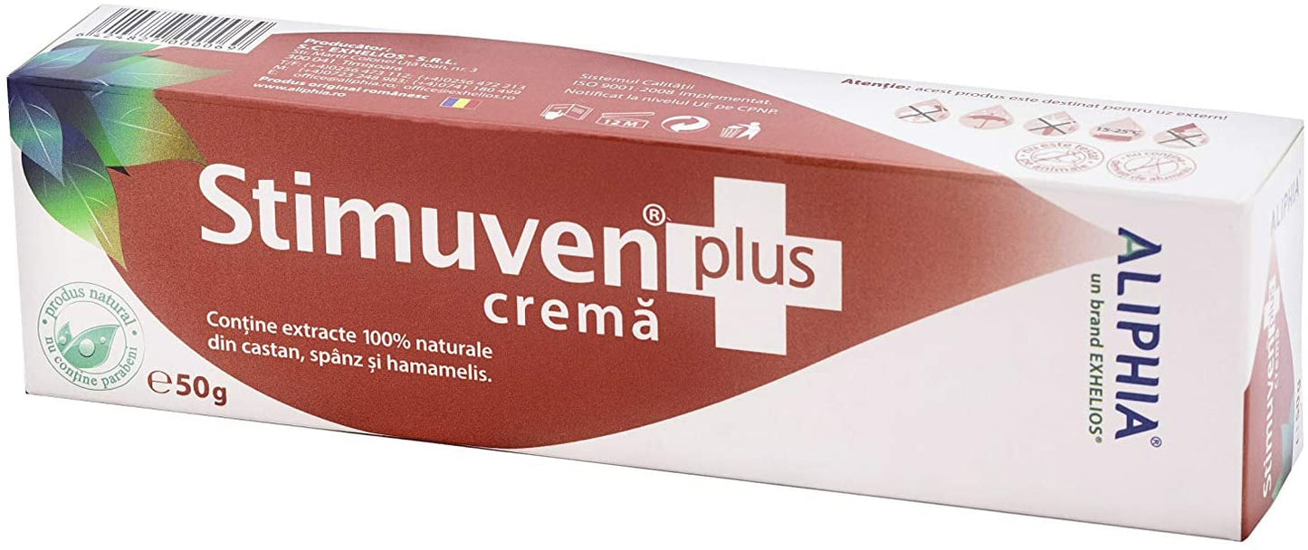 CREMA CONTRO LE VENE VARICOSE GAMBE PESANTI CIRCOLAZIONE STIMUVEN 100% NATURALE SENZA PARABENI - Pet Shop Luna