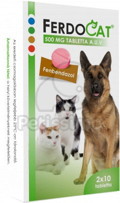 FERDOCAT tablets // FENBENDAZOLE // dewormer dogs and cats // antiparasitario cani e gatti