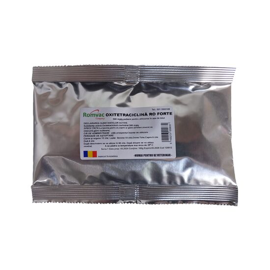 OXITETRACICLINA RO FORTE 50G // Cattle, pigs, sheep, goats and chickens / Bovini, suini, ovini, caprini e polli
