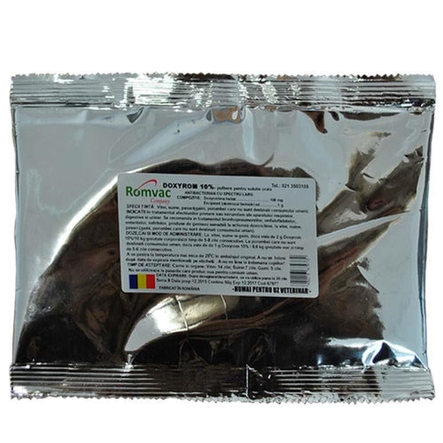 DOXYROM 10%  // doxycycline // cattle , pigs and poultry / bovini, suini e pollame