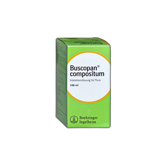 BUSCOPAN inj. 100ml // Butyl scopolamine + metamizole sodium // horses, cattle, swine, dogs /