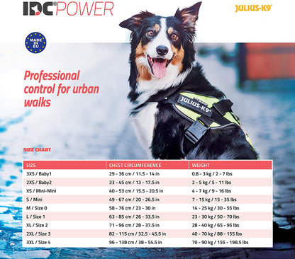 JULIUS K9 - IDC PowerHarness - BLACK