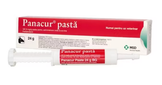PANACUR paste, 24 g -horses/ cavalli -  Fenbendazol 187,5 mg