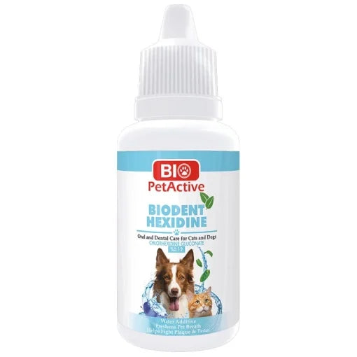 Bio PetActive BIODENT HEXIDINE  // Chlorhexidine gluconate // oral and dental hygiene for cats and dogs / l'igiene orale e dentale di cani e gatti