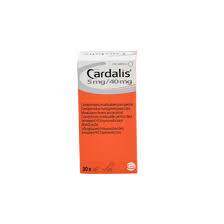 CARDALIS  30 TABLETS // Benazepril + Spironolactone // congestive heart failure in dogs / l'insufficienza cardiaca congestizia nei cani