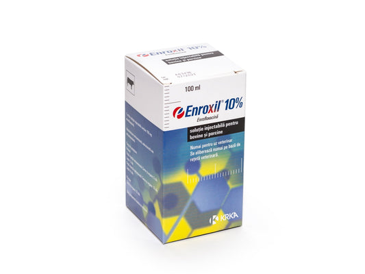 ENROXIL 10% 100 ML // enrofloxacin 100 MG // Ruminants, Pigs // Ruminanti, Suini