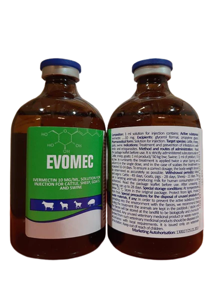 Evomec 1% 100ml // Ivermectina // Bovini, ovini, caprini, suini // Bovins, ovins, caprins, porcins