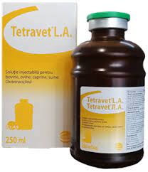 TETRAVET LA  // oxytetracycline // Cattle, sheep, goats and pigs // Bovini, ovini, caprini, suini