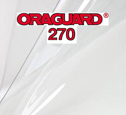 Oroguard 270 Pellicola di protezione da pietrisco, per carrozzeria, trasparente, autoadesiva, 1 m x 15 cm, universale - Pet Shop Luna