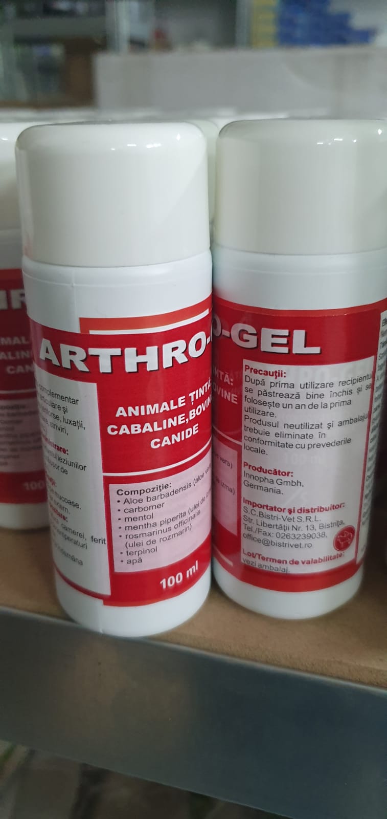 Arthro Gel 100g pomata, unguento per Cavalli, bovini, cani e gatti / ointment for Horses, cattle, dogs and cats - Pet Shop Luna