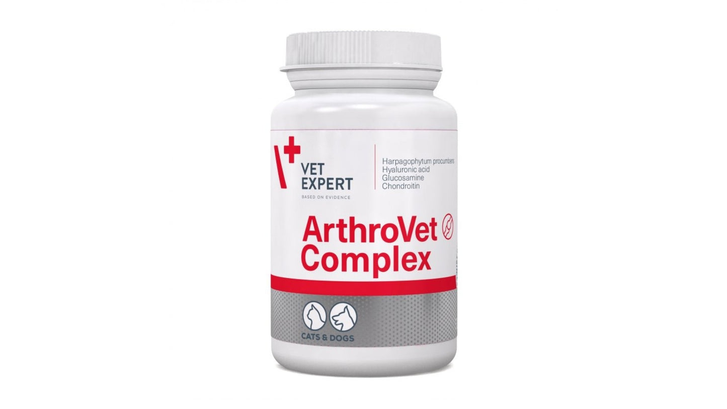 ArthroVet Complex, 90 tablets for treating and for preventing various disorders in the normal functioning of cartilage and joints for dogs and cats - Pet Shop Luna